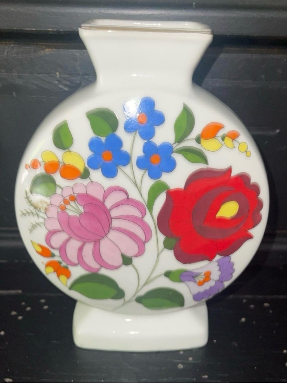 Hungarian Folk Art Vase
